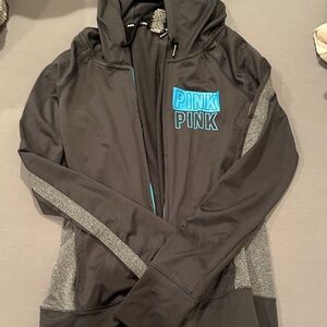 PINK Victoria's Secret Black and Gray Jacket